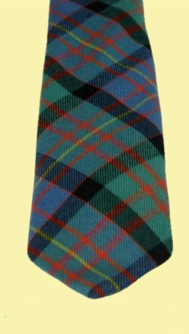 Image 2 of Cameron Of Erracht Ancient Clan Tartan Lightweight Wool Straight Mens Neck Tie