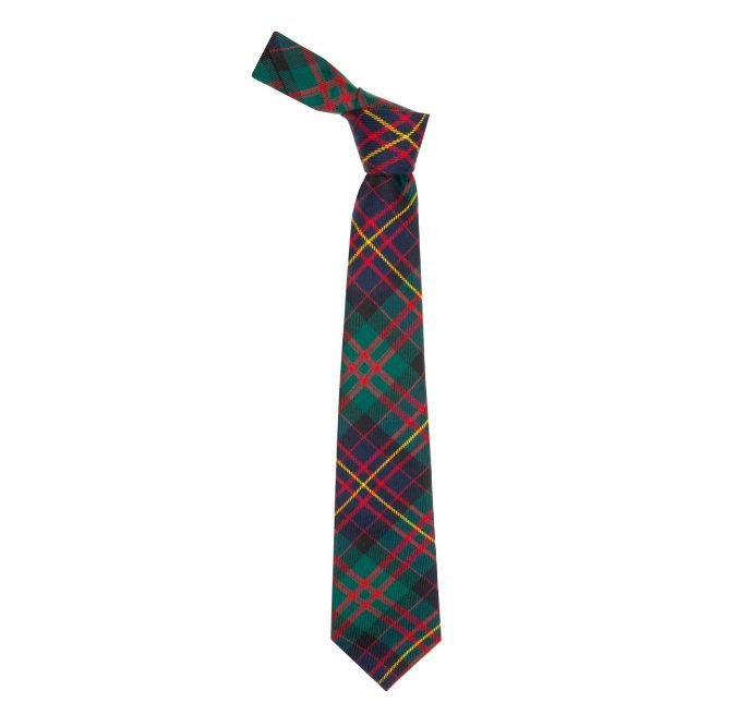 Image 1 of Cameron Of Erracht Modern Clan Tartan Lightweight Wool Straight Mens Neck Tie