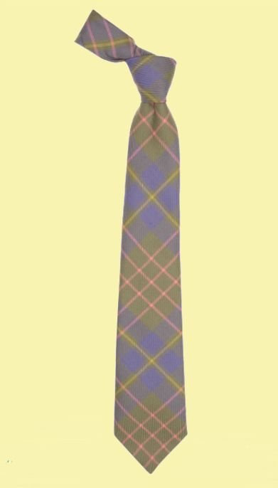 Image 0 of Cameron Hunting Ancient Clan Tartan Lightweight Wool Straight Mens Neck Tie