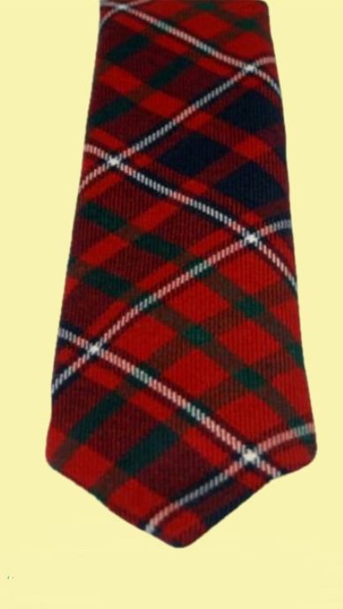 Image 2 of Cameron Of Lochiel Modern Clan Tartan Lightweight Wool Straight Mens Neck Tie