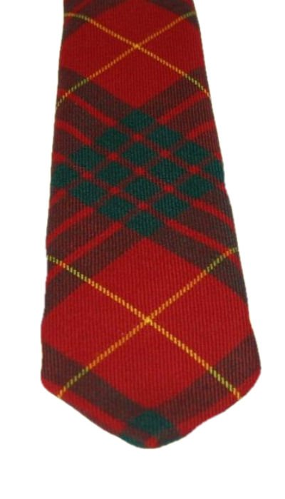 Image 3 of Cameron Modern Clan Tartan Lightweight Wool Straight Mens Neck Tie