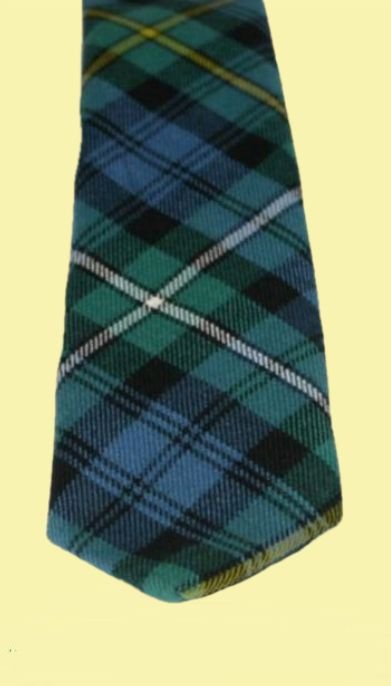 Image 2 of Campbell Of Argyll Ancient Clan Tartan Lightweight Wool Straight Mens Neck Tie