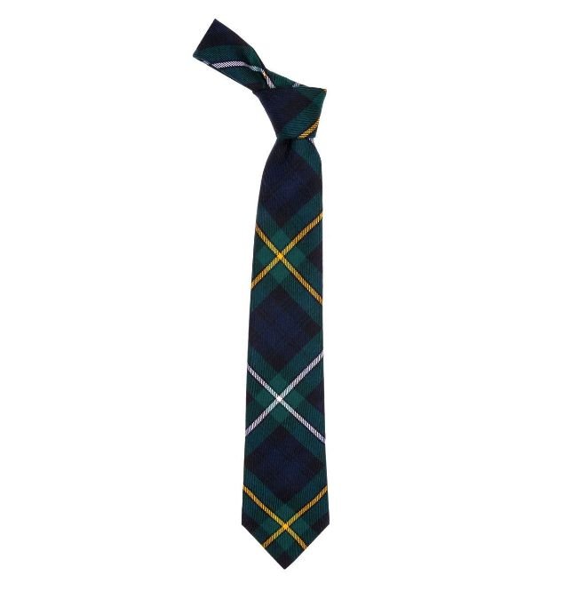 Image 1 of Campbell Of Argyll Modern Clan Tartan Lightweight Wool Straight Mens Neck Tie