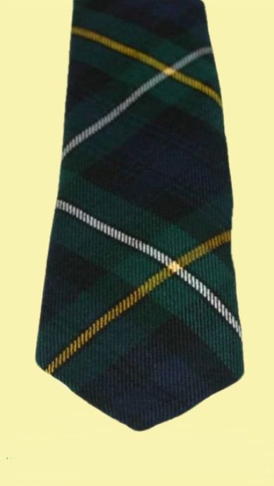 Image 2 of Campbell Of Argyll Modern Clan Tartan Lightweight Wool Straight Mens Neck Tie