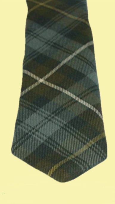 Image 2 of Campbell Of Argyll Weathered Clan Tartan Lightweight Wool Straight Mens Neck Tie