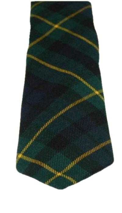 Image 3 of Campbell Of Breadalbane Modern Tartan Lightweight Wool Straight Mens Neck Tie