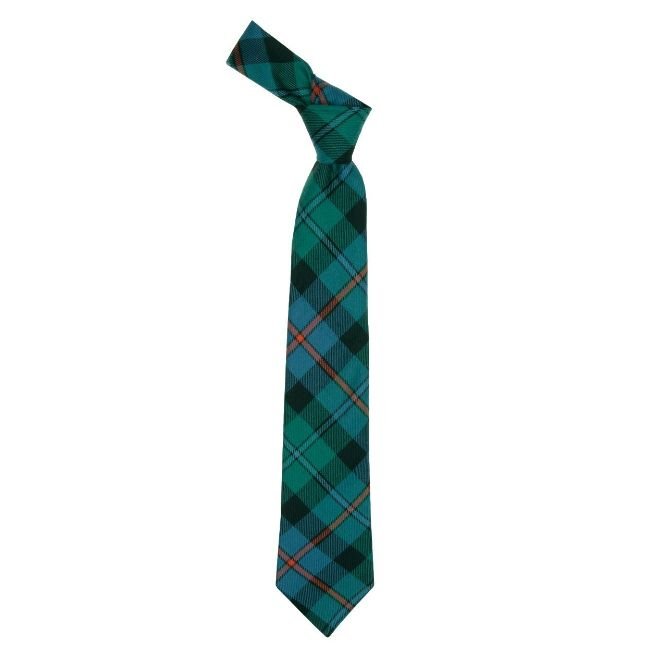 Image 1 of Campbell Of Cawdor Ancient Clan Tartan Lightweight Wool Straight Mens Neck Tie