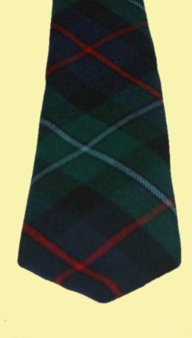 Image 2 of Campbell Of Cawdor Modern Clan Tartan Lightweight Wool Straight Mens Neck Tie