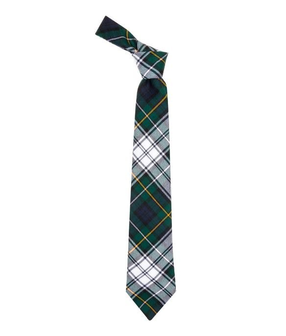 Image 1 of Campbell Dress Modern Clan Tartan Lightweight Wool Straight Mens Neck Tie