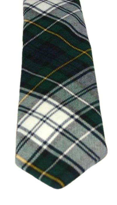 Image 3 of Campbell Dress Modern Clan Tartan Lightweight Wool Straight Mens Neck Tie