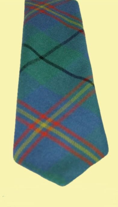 Image 2 of Carmichael Ancient Clan Tartan Lightweight Wool Straight Mens Neck Tie