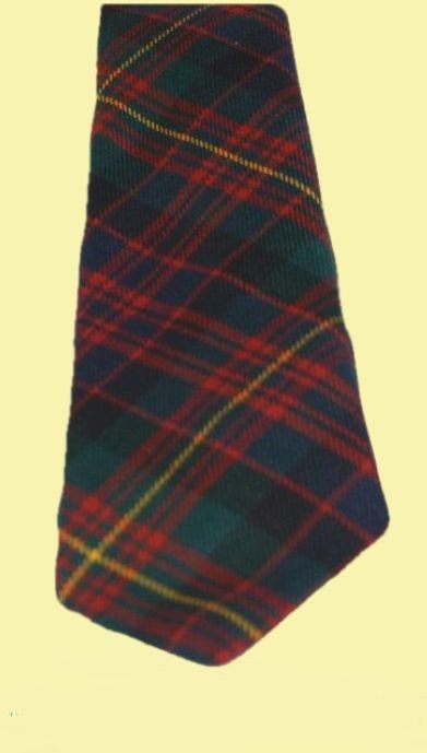 Image 2 of Carnegie Modern Clan Tartan Lightweight Wool Straight Mens Neck Tie