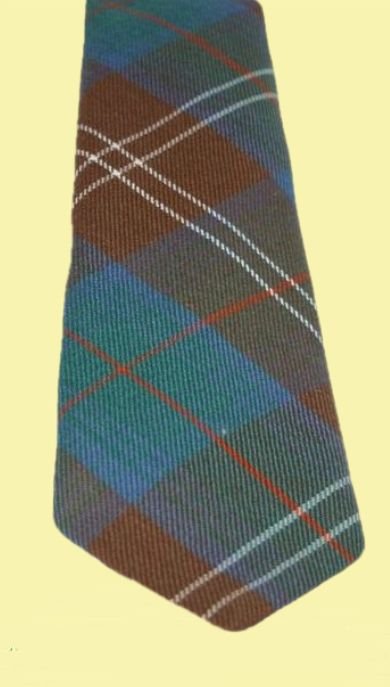 Image 2 of Chisholm Hunting Ancient Clan Tartan Lightweight Wool Straight Mens Neck Tie