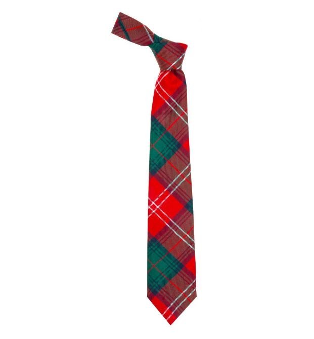 Image 1 of Chisholm Modern Clan Tartan Lightweight Wool Straight Mens Neck Tie