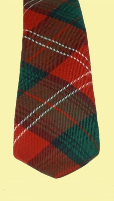 Image 2 of Chisholm Modern Clan Tartan Lightweight Wool Straight Mens Neck Tie