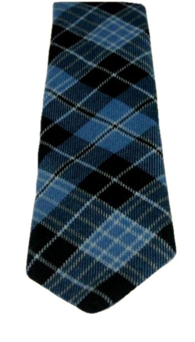 Image 3 of Clergy Ancient Tartan Lightweight Wool Straight Mens Neck Tie