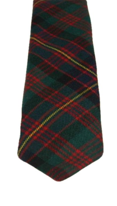Image 3 of Cochrane Modern Clan Tartan Lightweight Wool Straight Mens Neck Tie 