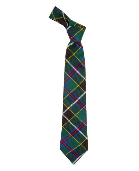 Image 1 of Cornish Hunting Modern Tartan Lightweight Wool Straight Mens Neck Tie