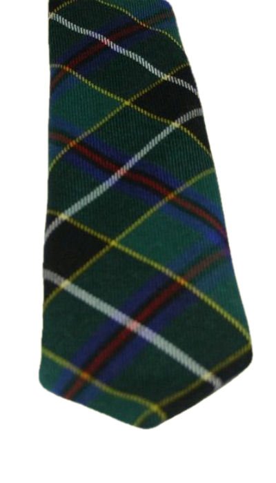 Image 3 of Cornish Hunting Modern Tartan Lightweight Wool Straight Mens Neck Tie