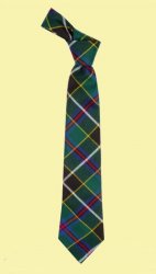 Cornish Hunting Modern Tartan Lightweight Wool Straight Mens Neck Tie