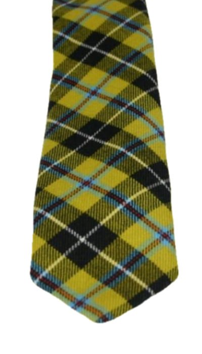 Image 3 of Cornish National Tartan Lightweight Wool Straight Mens Neck Tie