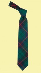 Davidson Modern Clan Tartan Lightweight Wool Straight Mens Neck Tie