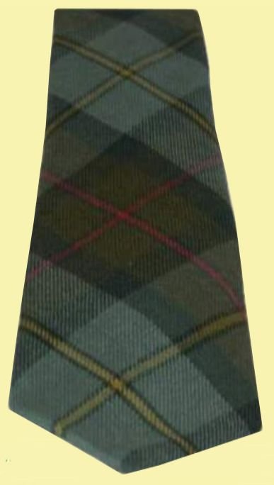 Image 2 of MacLeod Of Harris Weathered Clan Tartan Lightweight Wool Straight Mens Neck Tie