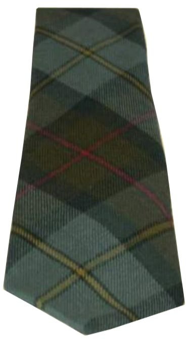 Image 3 of MacLeod Of Harris Weathered Clan Tartan Lightweight Wool Straight Mens Neck Tie