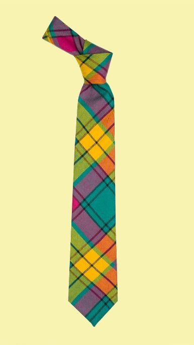 Image 0 of MacMillan Old Ancient Clan Tartan Lightweight Wool Straight Mens Neck Tie