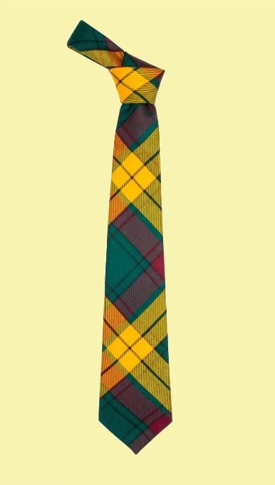 Image 0 of MacMillan Old Modern Clan Tartan Lightweight Wool Straight Mens Neck Tie