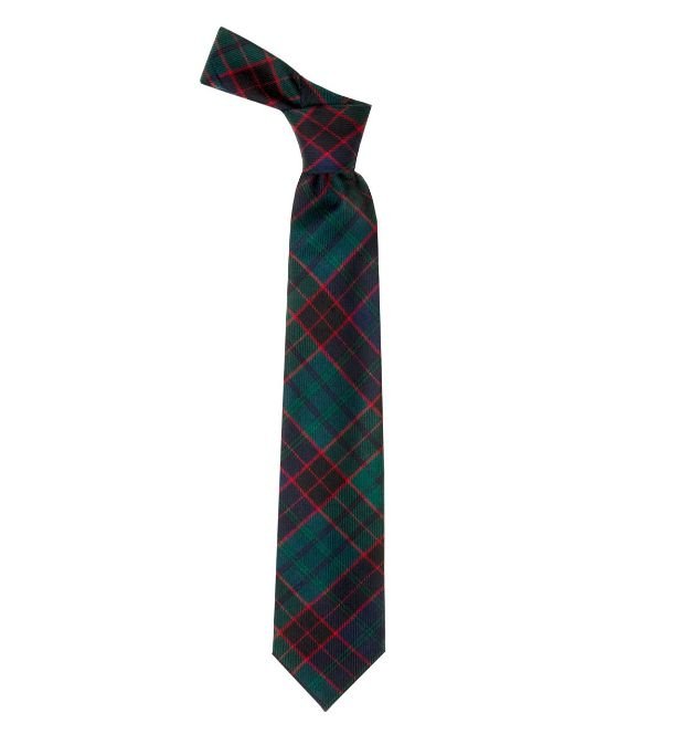Image 1 of Stewart Old Modern Clan Tartan Lightweight Wool Straight Mens Neck Tie