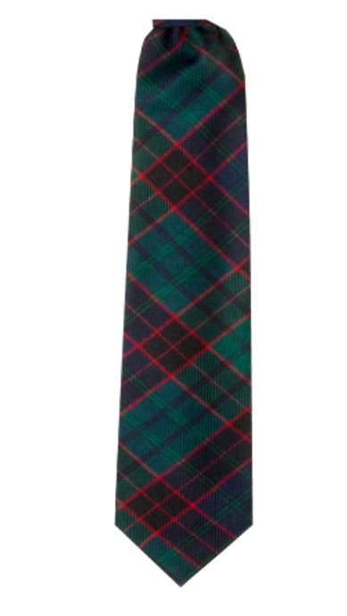 Image 3 of Stewart Old Modern Clan Tartan Lightweight Wool Straight Mens Neck Tie