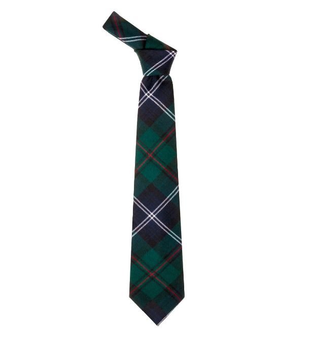 Image 1 of Urquhart Modern Clan Tartan Lightweight Wool Straight Mens Neck Tie