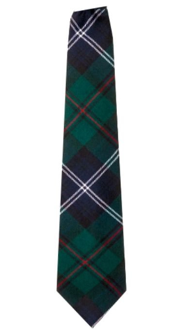 Image 3 of Urquhart Modern Clan Tartan Lightweight Wool Straight Mens Neck Tie