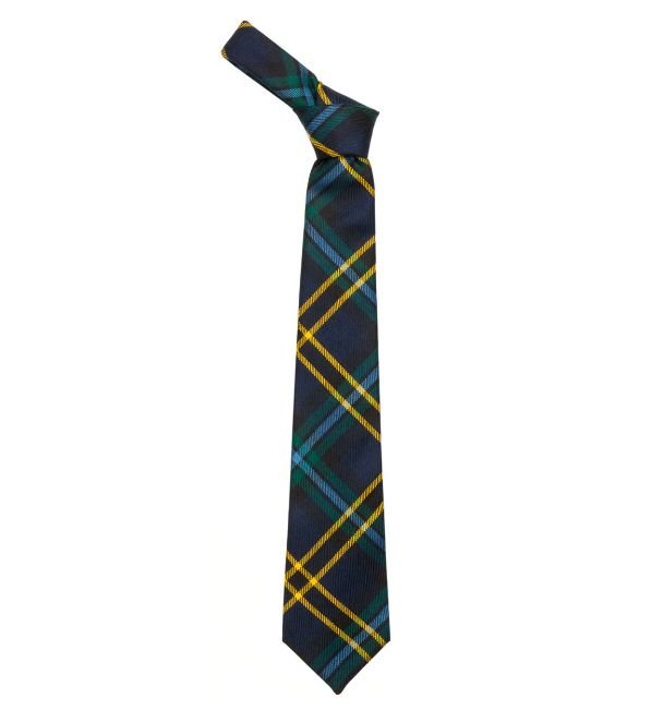 Image 1 of Weir Modern Clan Tartan Lightweight Wool Straight Mens Neck Tie