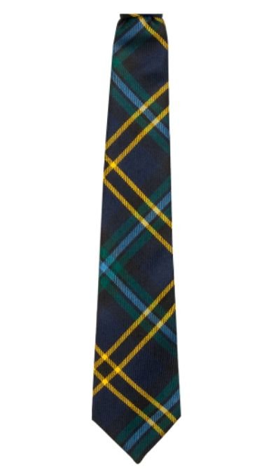 Image 3 of Weir Modern Clan Tartan Lightweight Wool Straight Mens Neck Tie