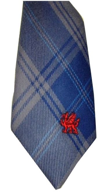 Image 1 of Edwards Welsh Tartan Worsted Wool Straight Mens Neck Tie