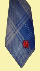 Edwards Welsh Tartan Worsted Wool Straight Mens Neck Tie