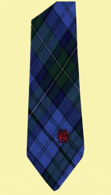 Image 0 of Ellis Bellis Welsh Tartan Worsted Wool Straight Mens Neck Tie