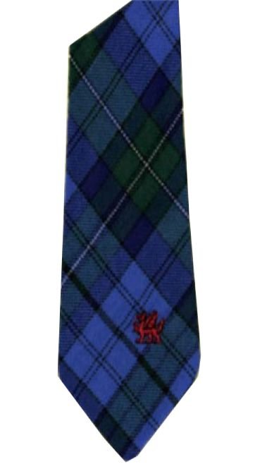 Image 1 of Ellis Bellis Welsh Tartan Worsted Wool Straight Mens Neck Tie