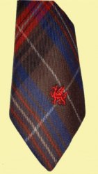 Griffiths Welsh Tartan Worsted Wool Straight Mens Neck Tie