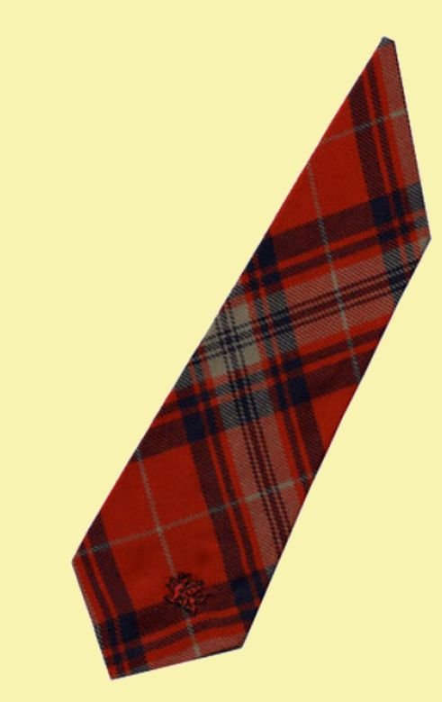 Image 2 of Harris Parry Welsh Tartan Worsted Wool Straight Mens Neck Tie