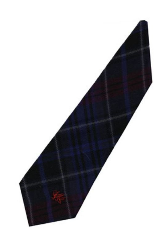 Image 3 of Hopkins Welsh Tartan Worsted Wool Straight Mens Neck Tie