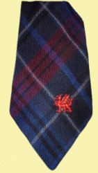 Hopkins Welsh Tartan Worsted Wool Straight Mens Neck Tie
