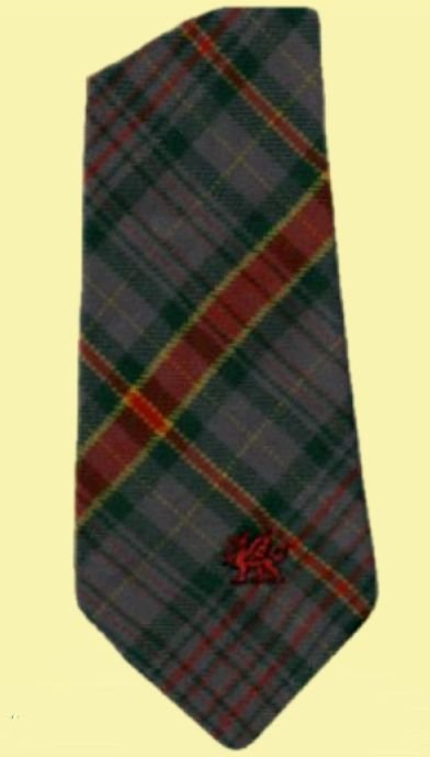 Image 0 of Howell Powell Welsh Tartan Worsted Wool Straight Mens Neck Tie