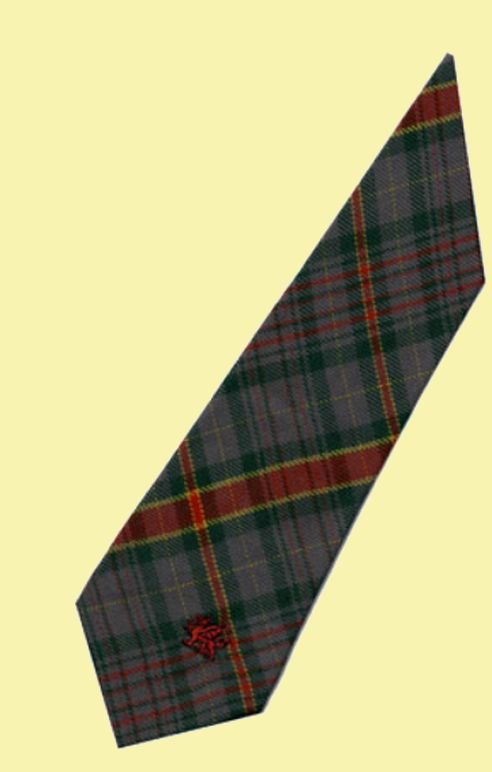 Image 2 of Howell Powell Welsh Tartan Worsted Wool Straight Mens Neck Tie