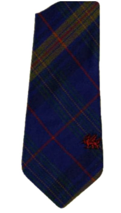 Image 1 of Jenkins Welsh Tartan Worsted Wool Straight Mens Neck Tie