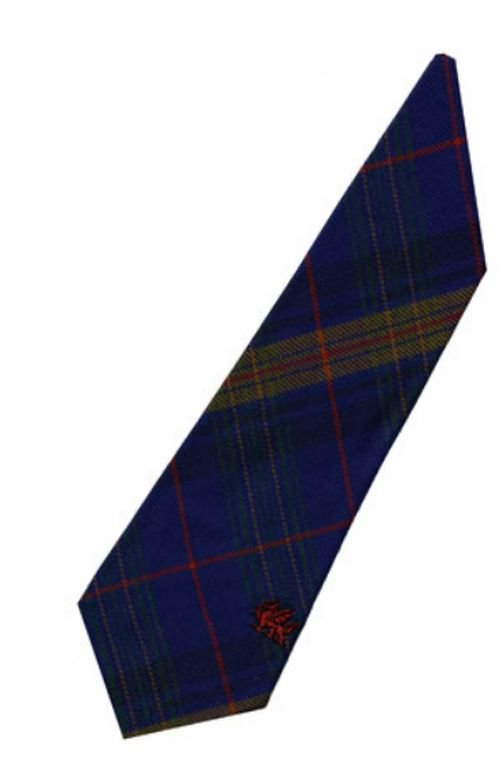 Image 3 of Jenkins Welsh Tartan Worsted Wool Straight Mens Neck Tie