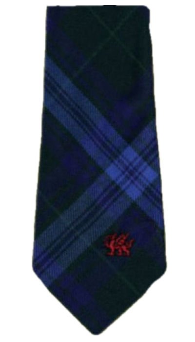 Image 1 of Jones John Welsh Tartan Worsted Wool Straight Mens Neck Tie