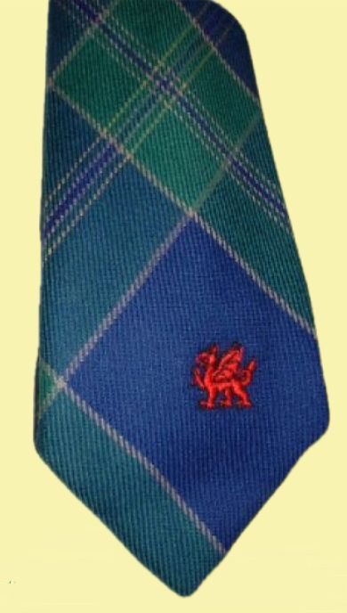 Image 0 of Lewis Welsh Tartan Worsted Wool Straight Mens Neck Tie